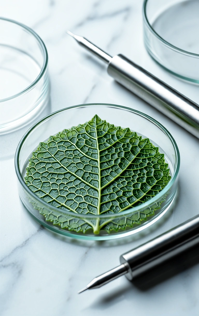 Microscopic botanical structure representing precision nutrition